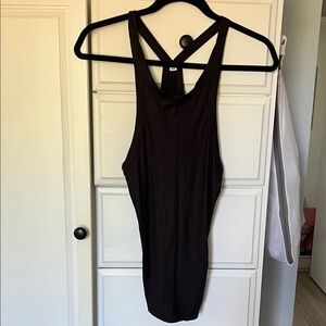 Uniqlo Alexander Wang black ribbed tank